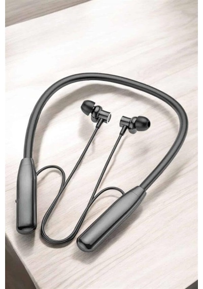Boyun Askılı Bluetooth Kulaklık Uzun Şarj Süreli Dijital Göstergeli Kablolu Mh-hs7233-3252