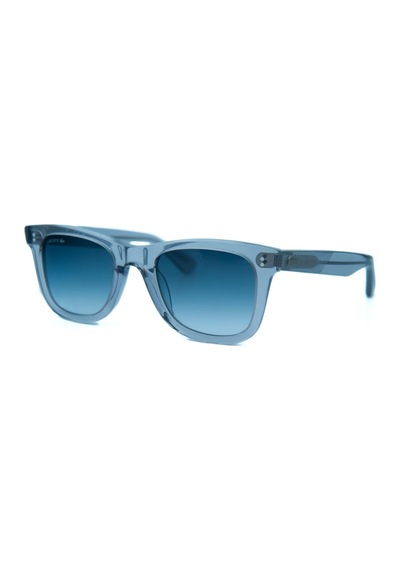 Lacoste L6036s 035 52 Erkek Dikdörtgen Şeffaf Füme Kemik Güneş Gözlüğü