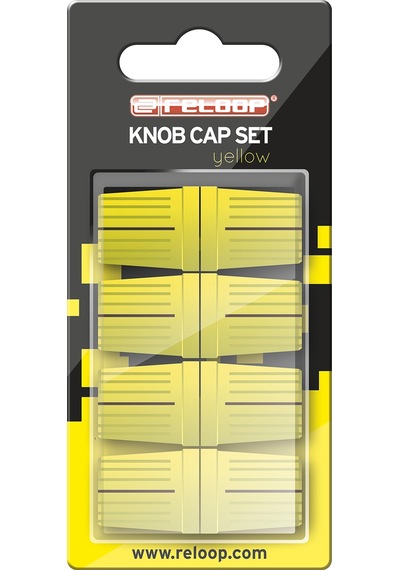 Reloop Knob Cap Set Yellow Set Of 8 Neon Renkli Dj Knob Caps