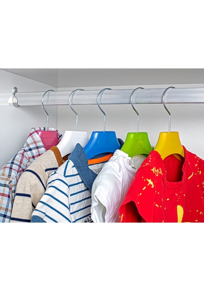 Çocuk Elbise Mont Askısı 10 Adet Sarı