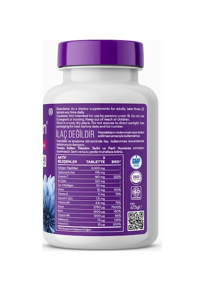 WeCollagen® Kolajen Takviye Edici Gıda 45 Tablet
