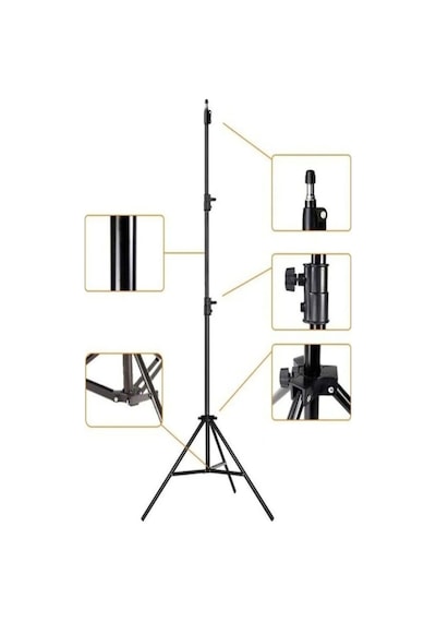 Taşınabilir Projeksiyon Cihazları Ve Selfie Kullanım İçin Üç Ayaklı Tripod 2.10 Metre