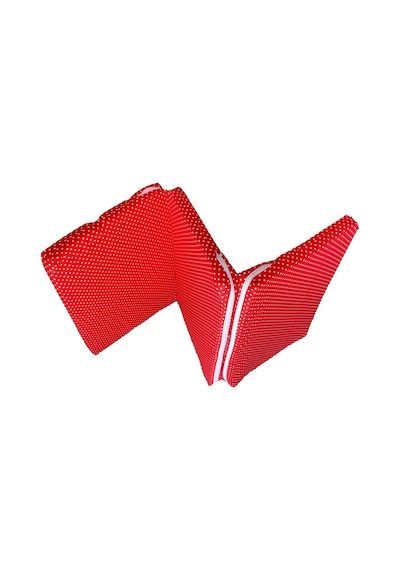 Katlanır Çocuk Yatağı Sünger Yatak Çocuk Oyun Minderi 60x120-4 Cm Kırmızı Puantiyeli