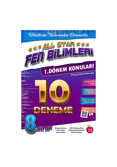 Newton All Star Fen 1.Dönem 10 Deneme 8. Sınıf Nisan 2020