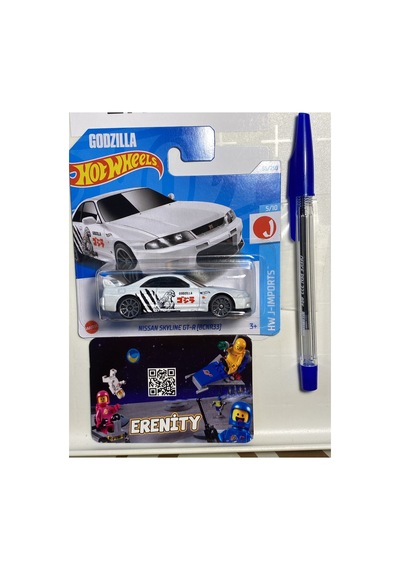 Tekli Metal Arabalar Nıssan Skylıne Gt-r Bcnr33 Nadir Bulunur Koleksiyonluk Beyaz