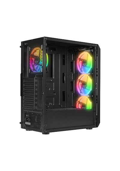 Everest X-RACER 4x12CM ARGB Fan 600W ATX Gamıng Bilgisayar Kasası
