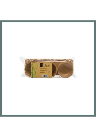 Bezos 3'li Altlıklı Bambu Mini Sunumluk Ventra Çok Renkli