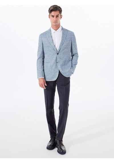 Hackett Açık Mavi Erkek Keten Karışımlı Ceket Hm443426