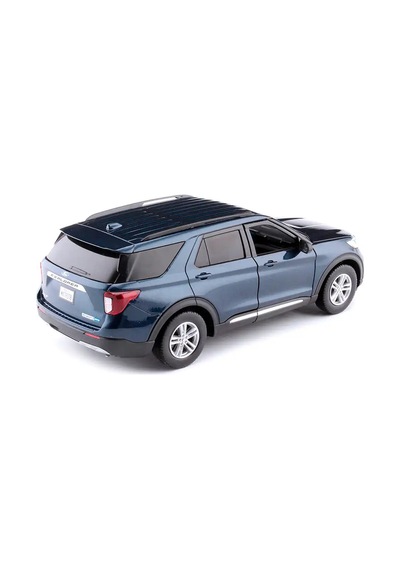 Lacivert 2022 Ford Explorer Xlt Replika - 1/24 Ölçek Motor Max Pres Döküm Modern Suv Koleksiyonluk Aracı Çok Renkli