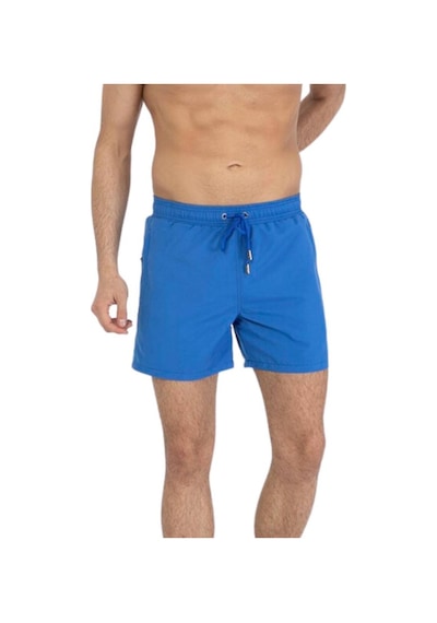 Miami Beach Saks Su İtici Özellikli Düz Renk Basic Erkek Plaj Deniz Şort Mayo - 301-saks 001
