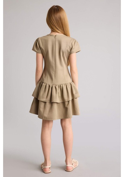 Defacto Gabardin Elbise Kız Çocuk H0720a826spkh21 Haki-kh21 Defacto Gabardin Elbise Kız Çocuk H0720a826spkh21 Haki-kh21