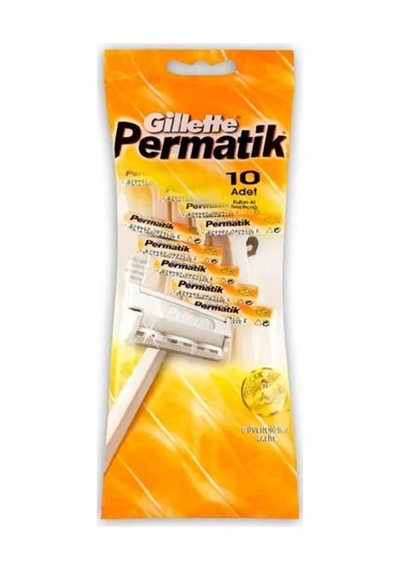 Gillette Permatik 10'lu Kullan At Tıraş Bıçağı