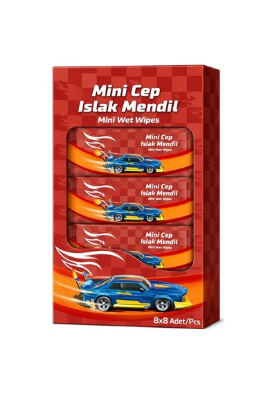 Ers Islak Mini Cep Mendili 8'li