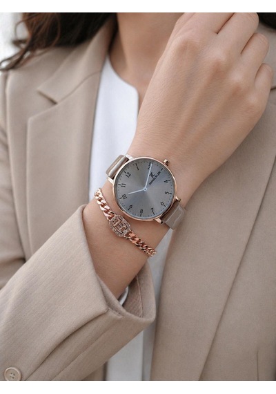 Daniel Klein Deri Kordonlu 2 Yıl Garantili 3 Atm Suya Dayanıklı Kadın Kol Saati+bileklik Bd.12810.2 Rose Gold