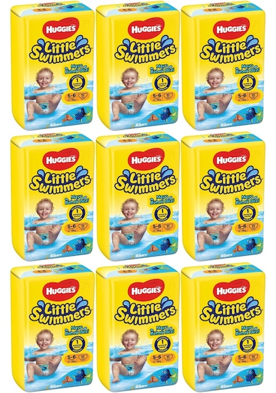 Huggıes Little Swımmers Mayo Bebek Bezi Beden:5-6 12-18kg 5 - 6 Numara