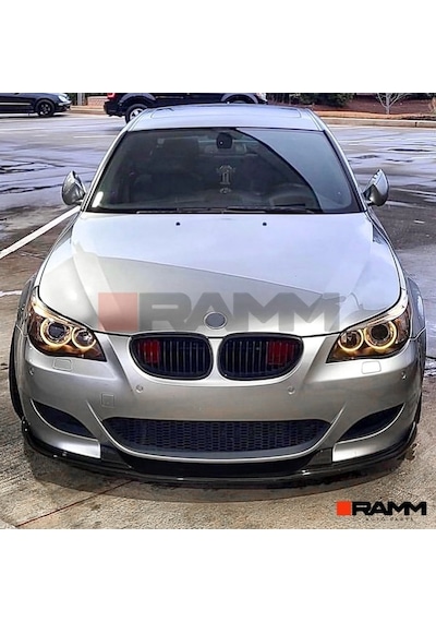Bmw E60 E61 M5 Ön Lip Parlak Siyah