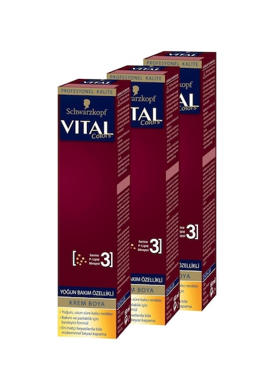 Schwarzkopf Vital Colors Krem Saç Boyası 6 - 99 Viyole Kızıl X 3 Ad