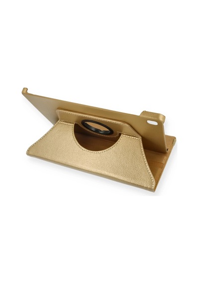 Newface - 405 - Samsung Galaxy Uyumlu T500 Tab A7 10.4 Kılıf 360 Tablet Deri Kılıf - Csmo-tex - - Gold