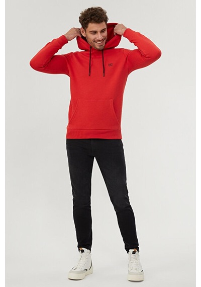 Loft 2023028 Erkek Sweatshirt LF2023028-R0413 Kırmızı