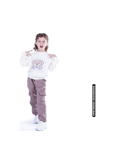 Xo Kids Kız Kazak 3-14 Yaş 0000753 Kkzk06005 Ekru