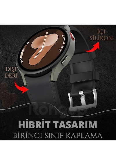 Samsung İle Uyumlu Deri Görünümlü Hibrit 20mm Silikon Kordon Galaxy Watch 7/6/5/4 Serisi İçin Galaxy Watch 7 Kordon 40mm/44mm Watch 6/4 Classic 47/43/42mm Watch 5 Pro Uyumlu Çok Renkli Samsung İle Uyumlu Deri Görünümlü Hibrit 20mm Silikon Kordon Galaxy Watch 7/6/5/4 Serisi İçin Galaxy Watch 7 Kordon 40mm/44mm Watch 6/4 Classic 47/43/42mm Watch 5 Pro Uyumlu Çok Renkli