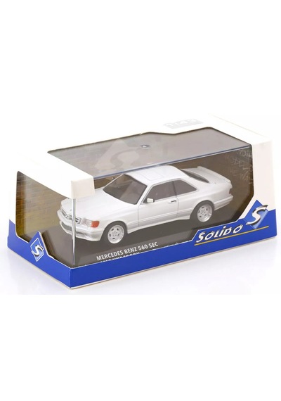 1:43 Solido 1990 Mercedes Benz Sec 560 Amg Widebody White