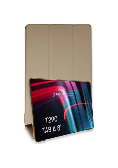 Newface Samsung Galaxy T290 Tab A 8 Kılıf Tablet Smart Kılıf - Gold Tablet Kılıfı