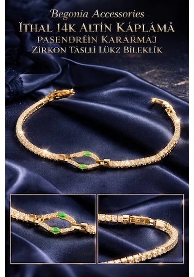 Kadın Bileklik Zirkon Taşlı 14k Altın Kaplama 925 Ayar Gümüş Kaplama Kararmaz Paslanmaz Şık Zarif Lüks Hediyelik Kadın Takı Günlük Ve Özel Gün Bileklik 21 Cm A2 Altın Kadın Bileklik Zirkon Taşlı 14k Altın Kaplama 925 Ayar Gümüş Kaplama Kararmaz Paslanmaz Şık Zarif Lüks Hediyelik Kadın Takı Günlük Ve Özel Gün Bileklik 21 Cm A2 Altın