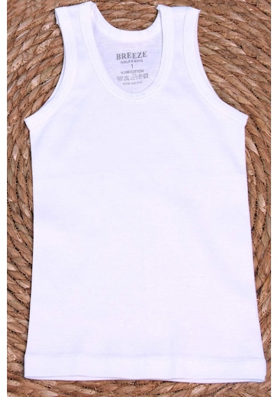 Breeze Erkek Çocuk Atlet Beyaz (3-11 Yaş)