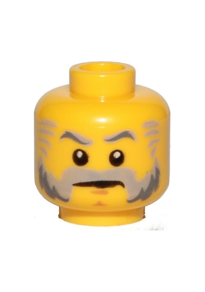 Minifigür Parçaları: Kafa: 3626pb1335