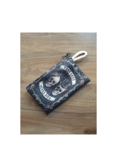 Owl Bag True Love Never Dies Desenli Tasarım Cüzdan Kalemlik Çanta Düzenleyici Diğer