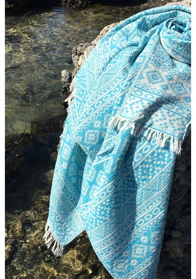 Cicim Kilim Peştemal - Turkuaz