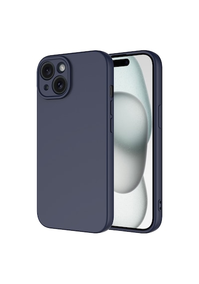 Apple Uyumlu iPhone 15 Kılıf Zore Mara Lansman Kapak Lacivert