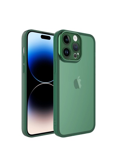 Apple Uyumlu iPhone  14 Pro Kılıf Kamera Korumalı Transparan Post Kapak