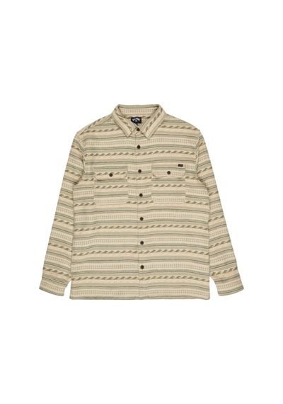 Bıllabong Billabong Offshore Jacquard Flannel Erkek Bej Gömlek Hun Bej
