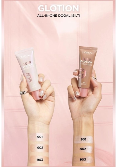 L'Oréal Paris Glotion All-In-One Doğal Işıltı 903 - Medium Glow 40 ML