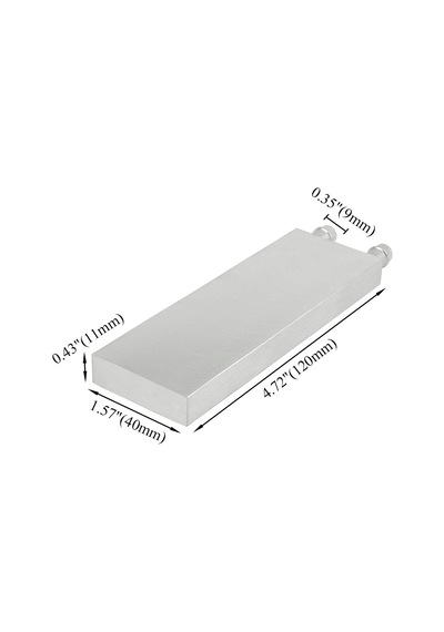 Alüminyum Soğutma Blok Cpu Grafik Kartı Soğutucu Soğutucu 40 X 120 İçin Beyaz Diğer