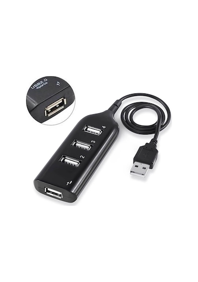 4 Port USB 2.0 Yüksek Hızlı PC Laptop Çoklayıcı Hub