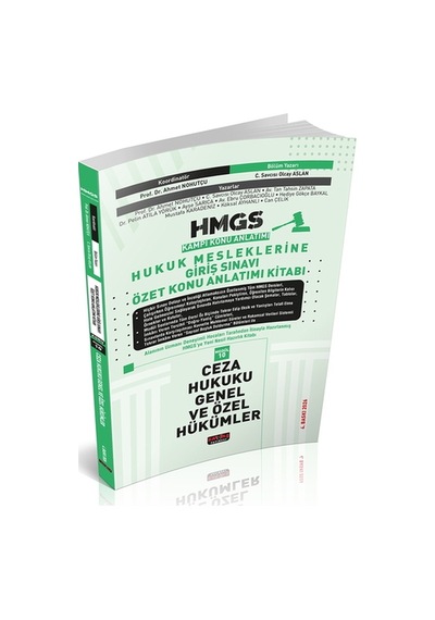 Hmgs Özet Konu Anlatımı Ceza Hukuku Genel Ve Özel Hükümler Savaş Yayınları 2026