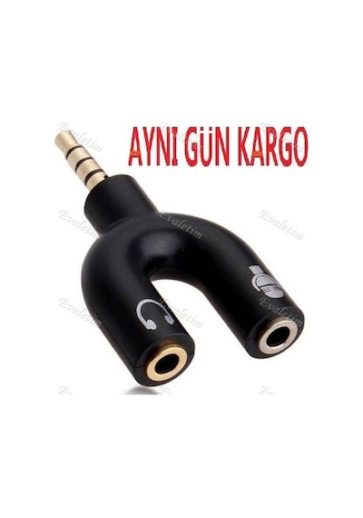 Kulaklık Mikrofon Çoklayıcı 3.5Mm 4456A Ayırıcı Swıtch Dönüştürü