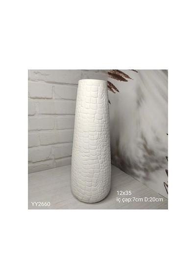 Yy2660 Vazo Duvar Desenli 35cm Silikon Kalıp