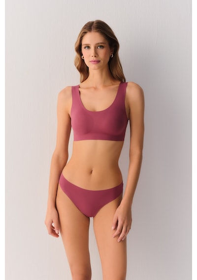 Suwen Softly Secret Invisible Dikişsiz String Külot Sw4039142 Gül Rengi
