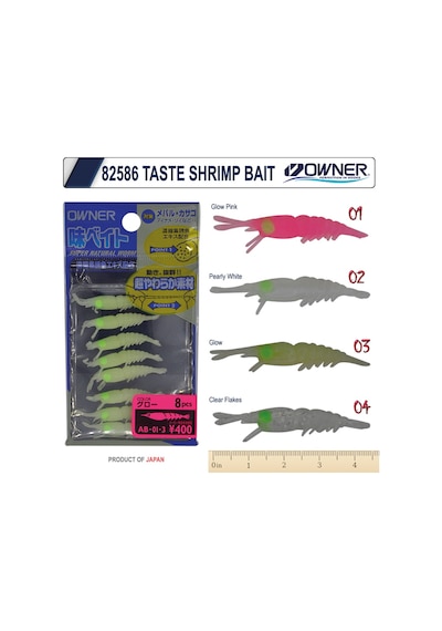Owner 82586 Taste Shrimp Bait Lrf Silikonu 4 Cm (544728298)