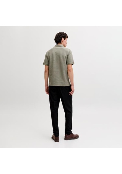 Jack&jones Austin Erkek Kahverengi Polo Yaka Tişört