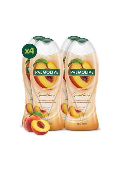 Palmolive Smoothies Şeftali 450 Ml Duş Jeli X4 Şeftali