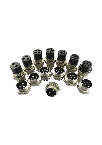 Ic-261m 16mm Mayk Dişi Şase 6p Konnektör
