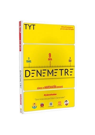 TYT Denemetre Yeni Nesil Matematik 15 Deneme -  Tonguç Kampüs