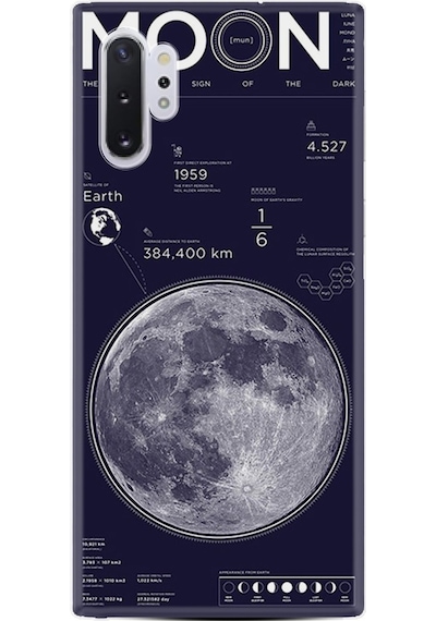 Samsung Uyumlu Galaxy Note 10 Plus Kilif Silikon Moon Info 1424 539333432