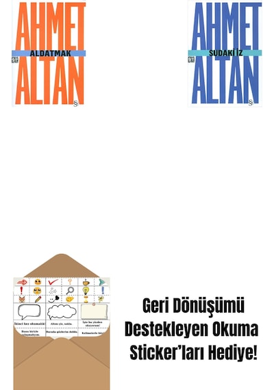 Aldatmak - Yalnızlığın Özel Tarihi Cep Boy + Sudaki İz Cep Boy + Okuma Sticker'ları