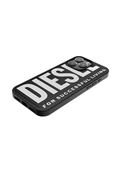 Diesel Apple iPhone 16 Pro Max Uyumlu Magsafe Destekli Core Kalıplı Kılıf - Siyah/beyaz
